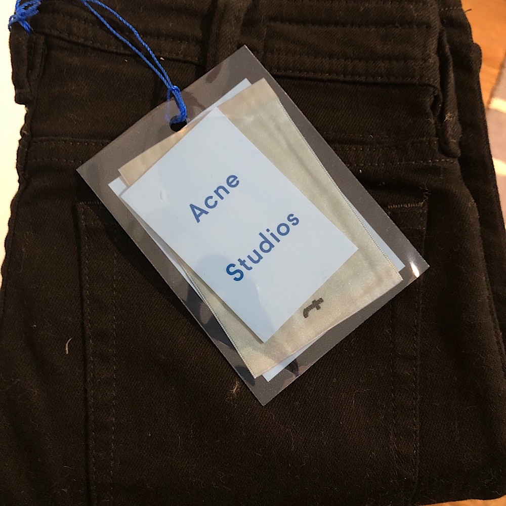 Acne Studios black skinny jeans